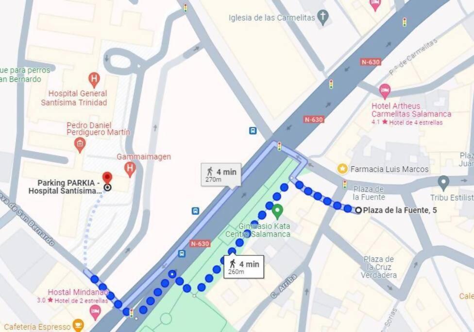 Alojamiento Plaza La Fuente Centro Lejlighed Salamanca Eksteriør billede